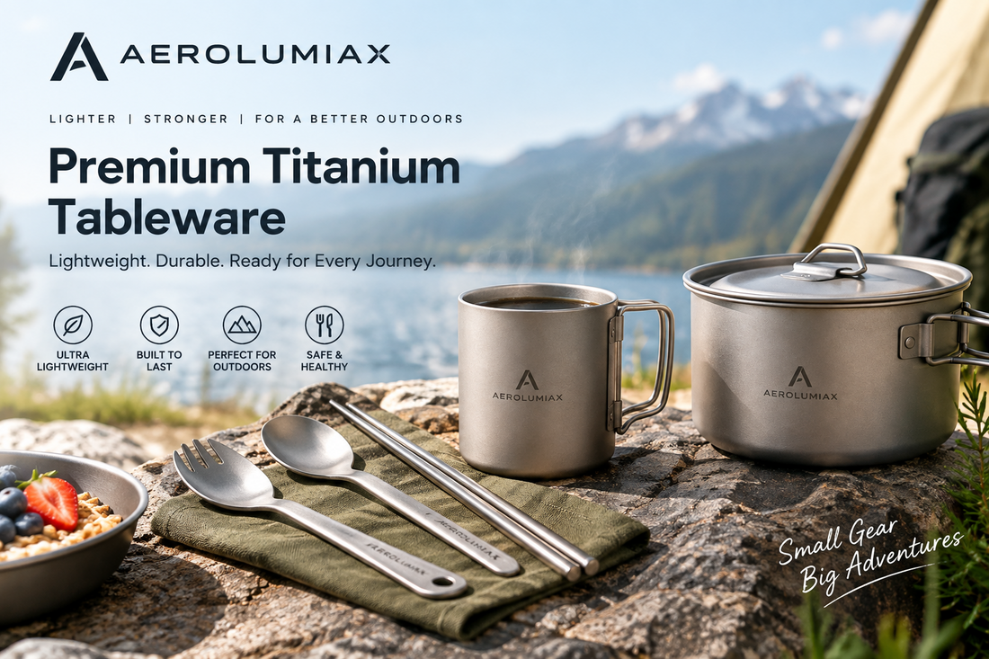 Premium Titanium Tableware for Outdoor Adventures