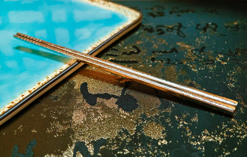 Premium Pure Titanium Chopsticks – Reusable Dining Set