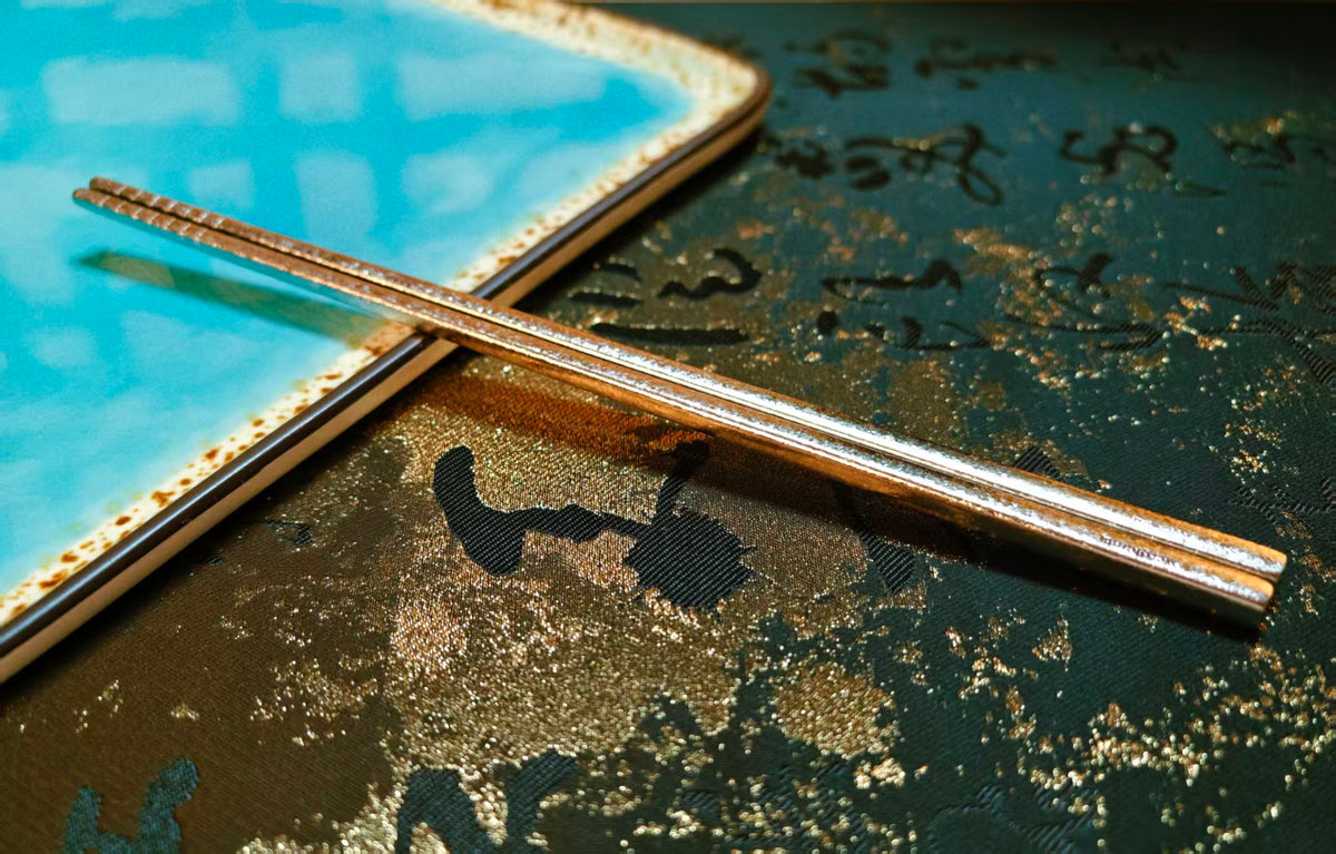 Premium Pure Titanium Chopsticks – Reusable Dining Set