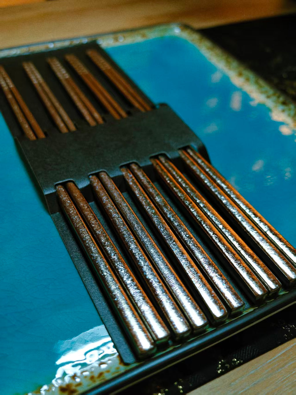 Premium Pure Titanium Chopsticks – Reusable Dining Set