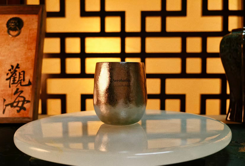 Cutie (Round) Artisan Pure Titanium Tea Cup – Hand-Finished Coffee & Drinking Cup