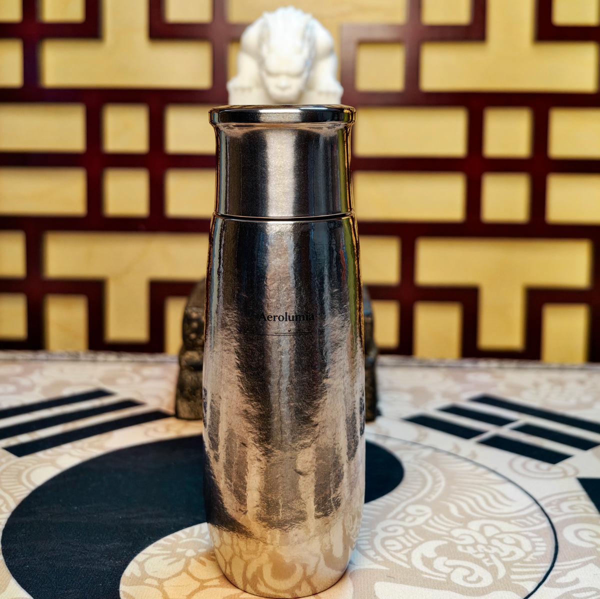Premium Pure Titanium Travel Bottle – Tea Infuser & Cup Lid Design