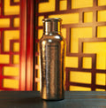 Elegant (Round) Premium Pure Titanium Tea Brewer Bottle – Built-In Infuser Design