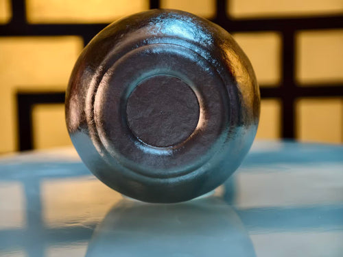 Cutie (Round) Artisan Pure Titanium Tea Cup – Hand-Finished Coffee & Drinking Cup