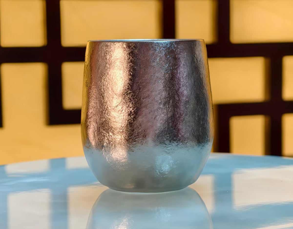 Cutie (Round) Artisan Pure Titanium Tea Cup – Hand-Finished Coffee & Drinking Cup